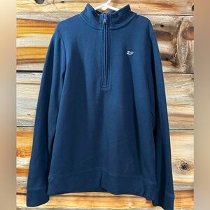 Vinyard vines navy blue pullover boys small
